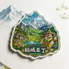 Imanes Acrílicos para Refrigerador Serie Ganzi|Imanes de Souvenir de la Ciudad de Daocheng Yading Kangding