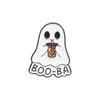 Insignia de Fantasma de Dibujos Animados, Creativa Lectura/Cuchillo de Mano/Encabezada con Forma de Fantasma, Lindo y Versátil Broche de Regalo
