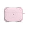 Adecuado para AirPods 2/3ª generación, funda protectora de color sólido para auriculares Bluetooth, funda ondulada de silicona líquida para auriculares