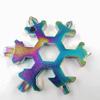 Chave de floco de neve multifuncional de fábrica, hexagonal, octogonal, portátil, pequena, multiuso, gadgets universais