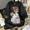 Ropa Infantil Algodón Puro Inspirado en Diseño Estampado Falso Bordado Verano Manga Corta Alta Calidad para Niñas Mayores