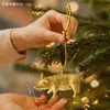 Chaveiro de Dinossauro de Aves Sólido Transfronteiriço Enfeite de Árvore de Natal para Carro Modelo de Simulação de Animal Presente para Casa