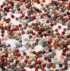 Cuentas de Vidrio de Color Sólido para Otoño e Invierno, Cuentas de Arroz Pintadas, Cuentas Redondas de Color Mixto, Cuentas Planas, Cuentas para Hilo, Materiales para Collar Hecho a Mano DIY, Cadena para Teléfono