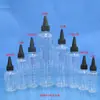 Botella con escala de puntos 120ml tapa de punta para agua de pelo eléctrica botella de tinta transparente botella de pegamento botella de spray de pintura botella de agente de costura