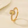Anillo de Plata de Ley S925 Yuebao Jewelry con Cristal Amarillo y Fila de Diamantes, Lujo Ligero, Diseño de Nicho de Gama Alta, Venta al por Mayor