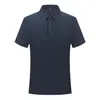 Camisa Polo Executiva Lisa Personalizada Elegante Gola Lapela Top Camisa Cultural Publicitária Logo Personalizado Bordado Impresso