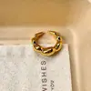 Anillo Irregular Hueco Estilo Ins Versión Coreana para Mujer, Nuevo Diseño Minimalista Casual Joyería Ajustable