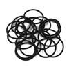 Banda de Goma Negra Placa Goma para el Cabello 3mm Roble Negro Banda para el Cabello Tienda de Peluquería Estudio Maquillador Goma Elástica Regalo Cuerda para el Cabello