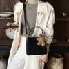 Bolso de cubo retro para mujer, nueva colección de otoño de tendencia 2026, bolso cruzado versátil de gamuza, bolso de hombro casual y bolso de mano