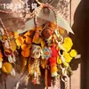 Festival do Meio Outono Jin Shang Lua Cheia Outono Dourado Buquê Portátil Pendente de Porta DIY Parede de Orelha Dourada de Mil Camadas Pendente de Presente Materiais de Arte Floral