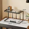 Rack de Armazenamento de Mesa para Roteador, Tomada para Decodificador de TV, Organizador de Fios, Base de Armazenamento para Controle Remoto, Rack de Posicionamento