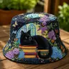 Colección de sitios web independientes transfronterizos nuevos de 2026: Sombrero de pescador y sombrero para el sol versátiles de arcoíris con estampado digital 3D y bordado acolchado, aptos para hombres y mujeres
