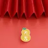 Broche de Recompensa para Aluno do Ensino Fundamental Desenho Animado Texto Insígnia de Metal Pin Inspirador Infantil Pingente de Mochila Acessório Medalha