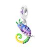 Diseño Original Cobre Chapado Plata 925 Accesorios con Cuentas DIY Lindo Animal Pulsera Collar Colgante Regalo Modelo Caliente Transfronterizo
