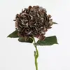 Flor Artificial de Hortensia Película de Impresión 3D Se Siente Hortensia Boda Decoración de Boda Sala de Estar Flor Decorativa Material de Flor Artificial