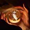 Artesanato Bola de Cristal Transparente Pequenos Enfeites Cruz Igreja Membros Atividade Lembranças Mesa Clássico Luz Noturna