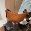 Bolso Mate de Nicho Retro Otoño e Invierno Transfronterizo para Mujer 2026 Nuevo Bolso Cruzado Versátil Bolso de Hombro Único Bolso de Axila Bolso de Cuerno