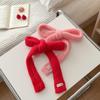 Bufanda de Punto Fina Larga Cálida Estilo Salchicha Color Caramelo Nicho Otoño e Invierno Estilo Universitario Todo Fósforo para Mujer