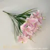 Flor de Lírio Simulado Individual Atacado Decoração de Casa Flor Flor de Lírio Flor Artificial Casa Escandinava Decoração de Casamento