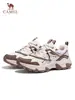 Sapatos de Montanhismo Outdoor Camel Masculino 2026 Outono Novo Cano Baixo Sola Grossa Resistente ao Desgaste Antiderrapante Impermeável Esportivos para Caminhada Feminino