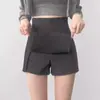 Falda Negra para Chicas Atrevidas en Verano, Falda Pantalón que Cubre el Trasero con Efecto Adelgazante, Falda Pequeña Elástica de Cintura Alta Versátil Anti-Exposición