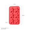 Forma de Silicone para Bolo de Natal para Uso Doméstico, Resistente a Altas Temperaturas, Grau Alimentício, Fácil de Limpar, Forma para Fazer Sabonete Artesanal, Utensílios de Confeitaria
