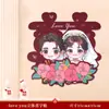 Pegatinas de Dibujos Animados 3D de Feliz Boda para Puertas, Decoración de Habitación de Boda, Juego Completo de Pegatinas para Puerta de Dormitorio