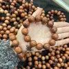 Pulsera de Cuentas de Buda de Huanghuali, Pulseras de Madera de Ala de Pollo para Hombres y Mujeres, Juguetes Culturales Populares, Artesanías de Madera, Cuentas de Rosario Juguetes Culturales