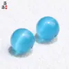 Pedra Olho de Gato Grau 7A Contas Soltas Branco Rosa Azul Verde Vermelho Pedra Olho de Gato Pulseira de Contas Únicas Acessórios para Joias DIY Contas Atacado