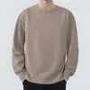 Sudadera Pesada de Capa de Aire 3D para Hombre Otoño Invierno Nueva Cuello Redondo Holgada Capa Base Interna Venta al por Mayor Directa de Fábrica