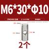 Pasador Cilíndrico de Acero Inoxidable 304 con Agujero Horizontal Conexión Pre-empotrada Tuerca Martillo Palabra Tuerca Martillo Recta Tornillo M4M5M6