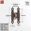 Bisagra de Aleación de Zinc K070 Transfronteriza Accesorios de Ferretería para Gabinetes Bisagra Decorativa Bisagra para Cajas de Madera Bisagra de Hierro al por Mayor