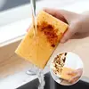Esponja de algodón de pulpa de madera absorbente para cocina para lavar platos, eliminación de manchas de aceite, paño de limpieza para el hogar, venta al por mayor desde el fabricante