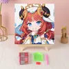 Nuevo pintura de diamantes diamante completo Dios Original animación de dibujos animados diy hecho a mano rompecabezas infantil punto de diamante punto de cruz juguete generación cabello