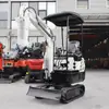 Mini Excavadora Especializada para Invernaderos, Adecuada para Trabajar en Espacios Reducidos, Miniexcavadora de Orugas Pequeña para Uso Multifuncional Agrícola