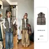 Chal de Punto Fair Isle para Mujer, Nuevo Estilo Otoño/Invierno, Cuello Redondo Pequeño, Conjunto Cálido de Capa Base, Chaqueta Holgada Informal de Lana de Cordero