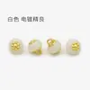 Botões Redondos de Imitação de Jade Verdes 10mm, Botões Tradicionais Estilo Chinês para Camisas, Cardigãs, Trajes Tang, Hanfu e Qipao
