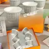 Luxo Leve Transfronteiriço Estilo Europeu Simples Cerâmica Série H-home Turquia Seis Xícaras de Chá Pequenas Phnom Penh Sala de Estar Escritório Xícara de Chá