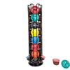 Suporte de Cápsulas de Café Transfronteiriço para 40 Cápsulas Nespresso, Display Rotativo e Rack de Armazenamento, Arte em Ferro