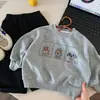 Sudadera Infantil Bangcheng 2026 Primavera y Otoño Nuevo Estilo Niños Estampado de Dibujos Animados Sudadera con Capucha Niñas Ropa de Moda de Otoño