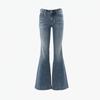 Yc & Pantalones Acampanados Sexy de Tiro Bajo Retro Americano Look Adelgazante Otoño e Invierno Jeans Elásticos Versátiles para Mujer Nuevo Estilo