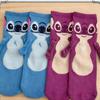 Comercio Exterior Exportación Japonesas Lindas Modernas Dibujos Animados Anime Gato Mary Rama de Flores Ratón Stitch Calcetines Cortos Rectos para Mujeres Adultas