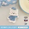 Tengyi Original Lindo Perrito Manzana Colgante de Peluche Llavero para Mochila Femenina Adorno Colgante Versátil Muñeca Accesorio