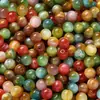 Cuentas de Lentejuelas de Color Mixto de 6 mm Incrustadas en Resina, Cuentas de Resina con Degradado Soñador para Pulseras y Collares Hechos a Mano DIY