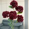 Flor de Hortensia de Caramelo de 5 Cabezas, Rama Única Estilo Coreano, Flor Artificial de Boda, Decoración de Flores Artificiales, Arreglo Floral, Diseño de Escena de Hotel
