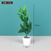 1:12 Bonecas Acessórios para Casa de Bonecas Mini Jardim Verde em Vaso Cena em Miniatura Modelo Enfeites Decorativos