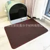 Alfombrilla plana de doble capa de EVA para arena de gato para mascotas, diseñada para filtrar y evitar que la arena sea arrastrada o salpique hacia afuera