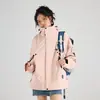 Nova Jaqueta Hardshell para Uso Externo Feminina, Camada Interna de Fleece Três em Um, Jaqueta de Montanhismo, À Prova de Vento e Impermeável, Jaqueta de Outono e Inverno para Homens