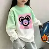 Sudadera de otoño para niña 2026 nuevo estilo suéter de otoño e invierno para niño de manga larga top casual moderno con estampado