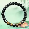 Pulsera Popular Transfronteriza Temu Shein Tk Amatista Piedra Natural Ojo de Tigre Pulsera de Venta Caliente Europea y Americana En Stock Al Por Mayor